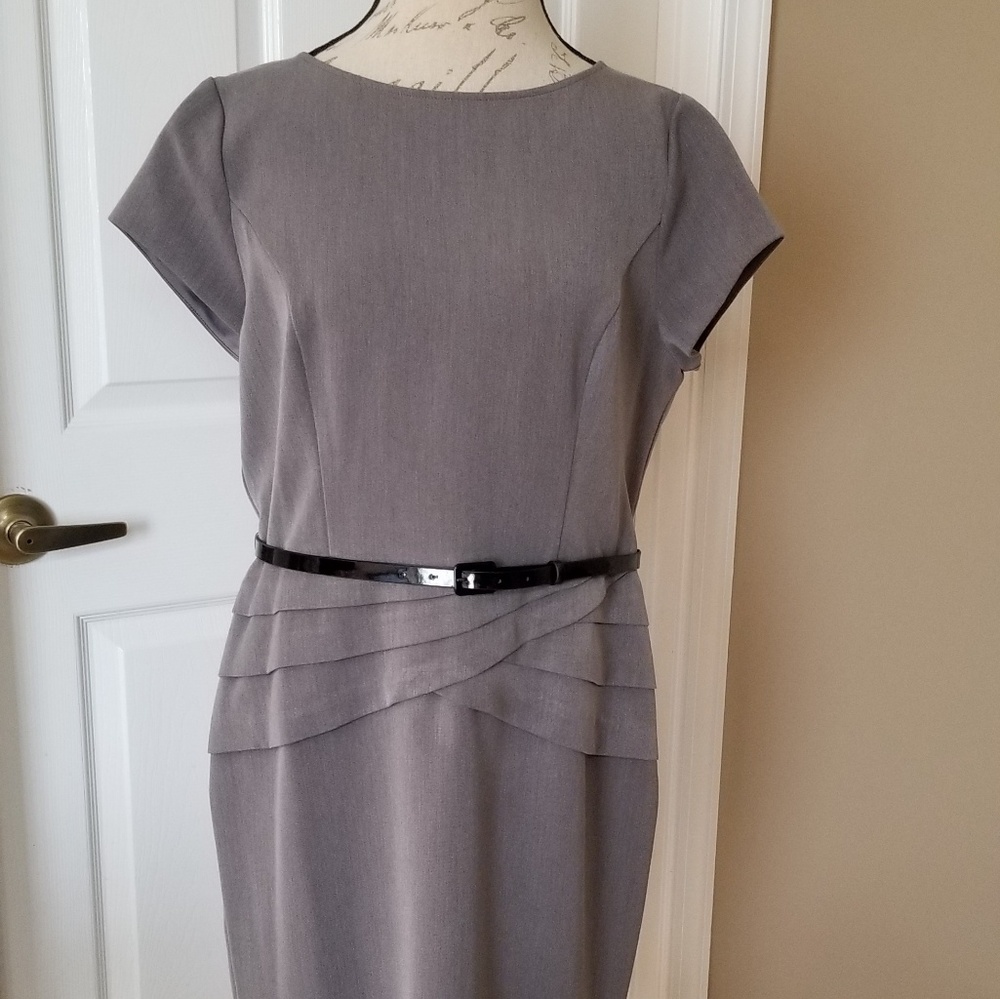 Grey Career Dress